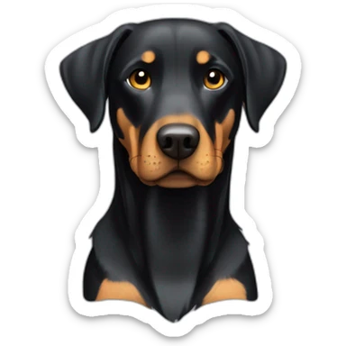 labrador croisé beauceron sticker