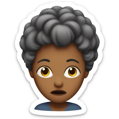 A mom who is mad  sticker