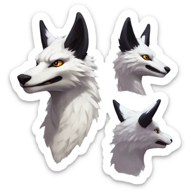 Modern Vernid-Trico-Sergal species by LiLaiRa sticker