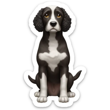 poruguese water dog sticker