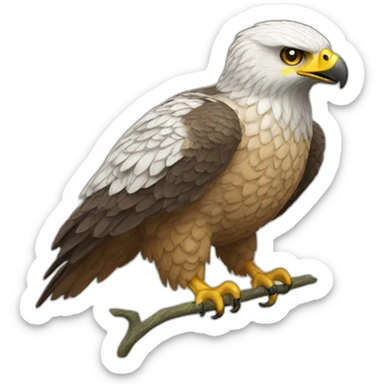 Grid-hawk sticker