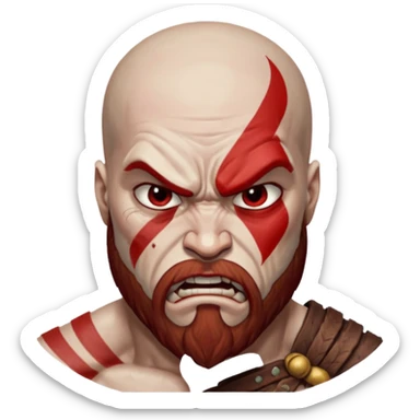 Kratos sticker