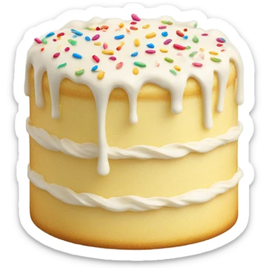 cake vanilla sticker