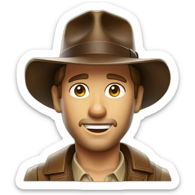indiana jones sticker