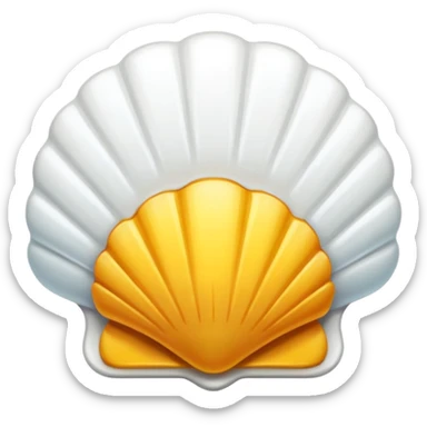 Shell WHITE sticker