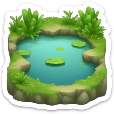 small pond sticker