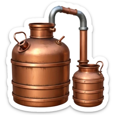 moonshine still sticker