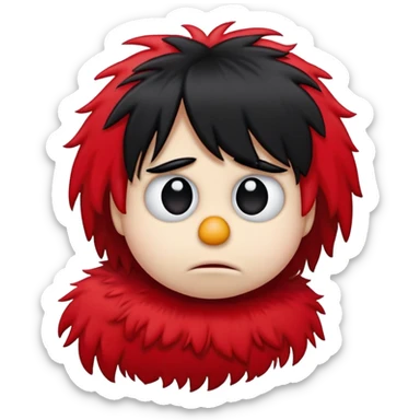 emo elmo sticker