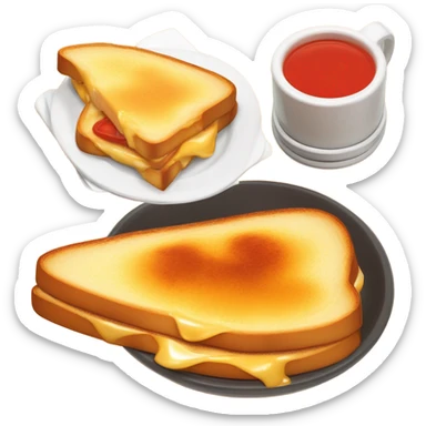 grilled cheese and tomato soup sticker