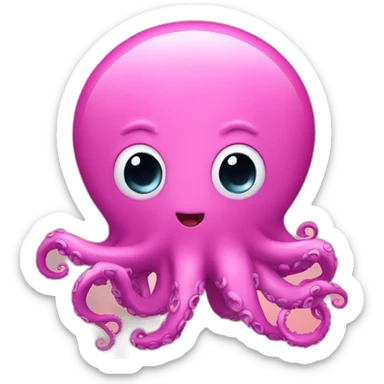 super here based on a pink octopus sticker