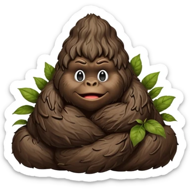 de un pedaso de caca de king kong y ponle de nombre lucy sticker
