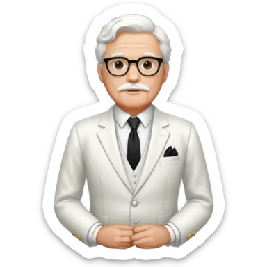 colonel sanders sticker