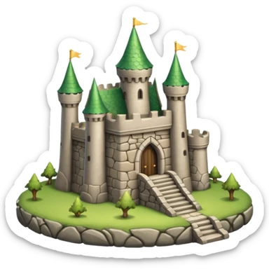 elf castle sticker