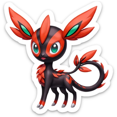 Meloetta-Yveltal-Pokémon-Fakémon-creature sticker