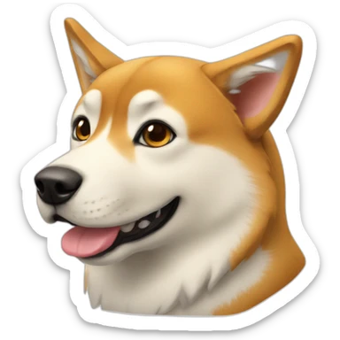 siba inu dog sticker