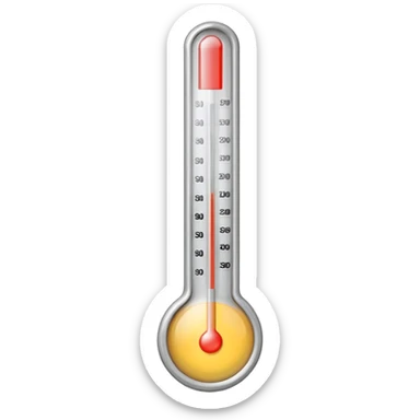 at a 45-degree angle backward and slightly to the right, the thermometer in a glass cup should be gray, like a mercury thermometer, and show 50+>C. sticker