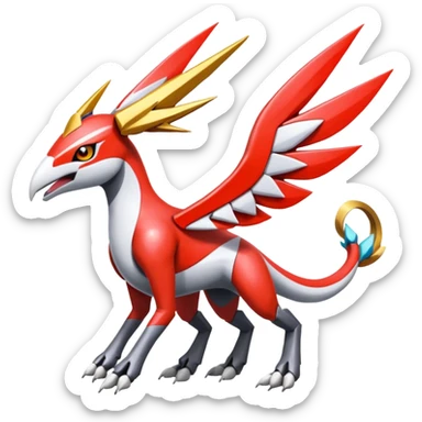 Meloetta-Latias-Wargreymon-Protogen-Pokémon-Digimon-Fakémon-fusion-hybrid-creature sticker