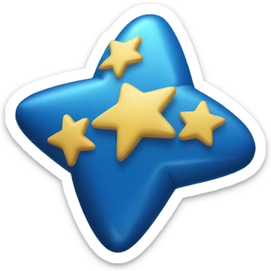 Instagram blue tick inside a blue star✡️ sticker