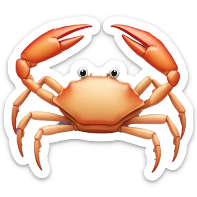 crab without legs sticker