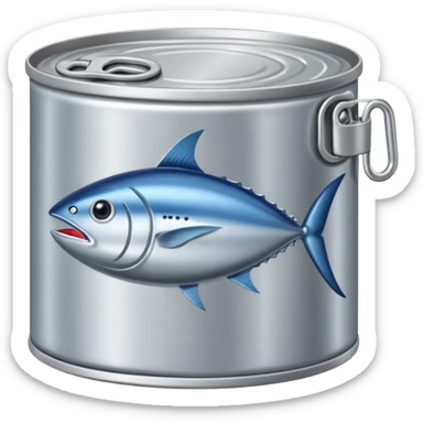 create a can of tuna emoji sticker
