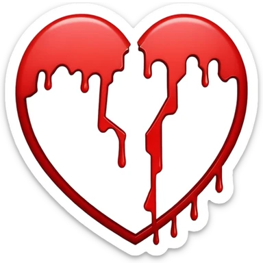 coracao machucado sticker