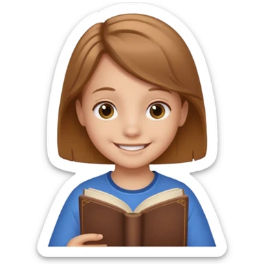 Storybook with kid sticker