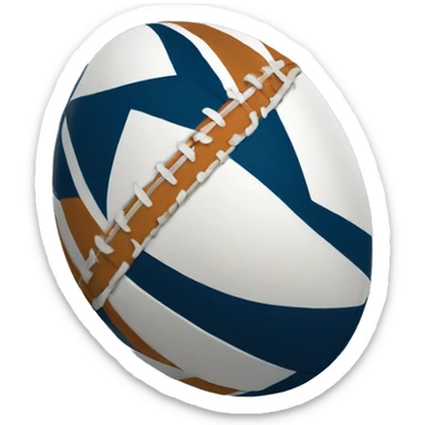 rugby ball sticker