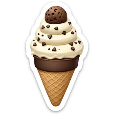 Cookies and Cream ice cream sticker