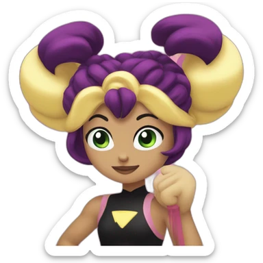 Power, puff girl power sticker
