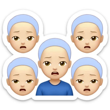 FOURTH NATTAWAT in a blonde bald hair
Convert the image into a set of chibi stickers (4x4 grid) outfit similar to this one including expressions of laughing being
angry,
crying, sulking, thinking, being sleepy, blowing kiss,winking, being suprised
 sticker