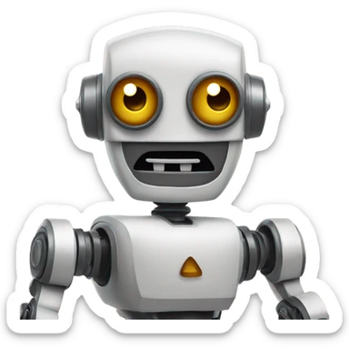 Octoberfest AI Robot sticker