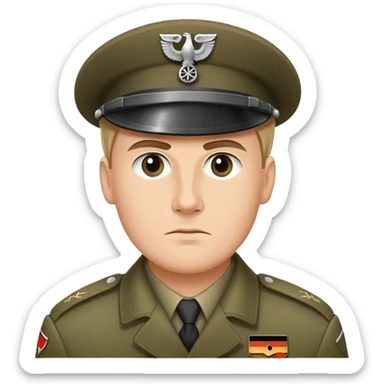 A german soldier in world war 2 sticker