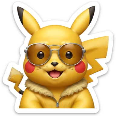 Pikachu qui enlève ses lunettes de soleil et fait un clin d'œil animé https://cdn.discordapp.com/emojis/1081263322445398087.webp?size=96&animated=true sticker