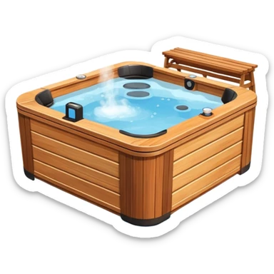 Hot tub sticker