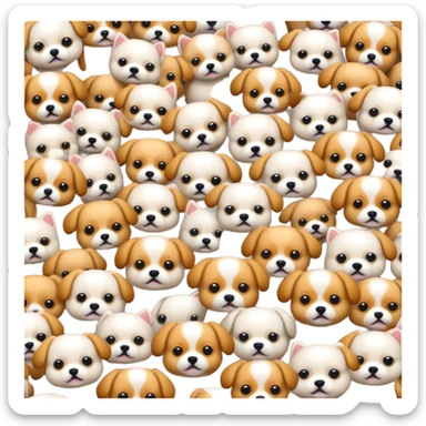 millions of toy dogs sticker