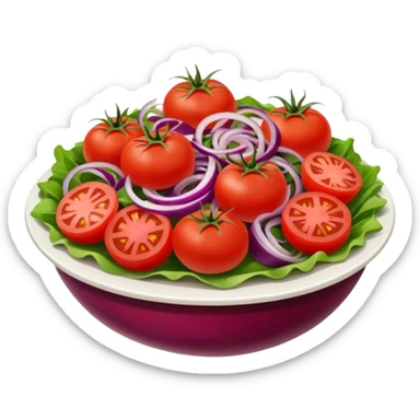 vegetarian red salad sticker