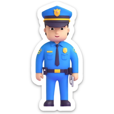 police officer sticker