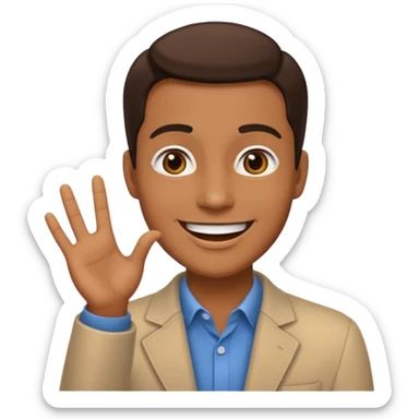 a famous artist collaborates with the audience sticker