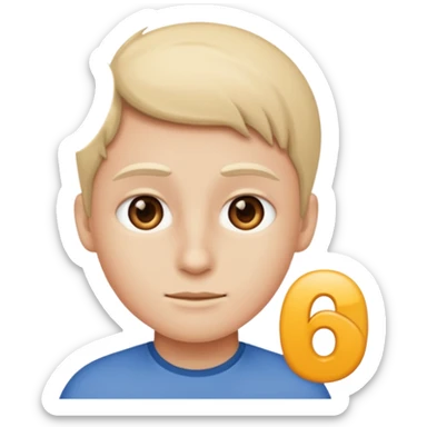 Make a person say 61 sticker