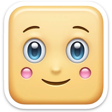 a square and good written in it also fill the background with pastel blue color sticker