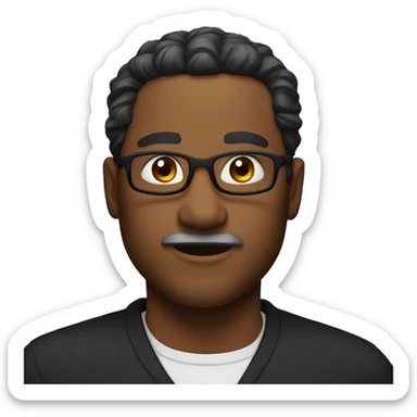 master with a soul patch sticker