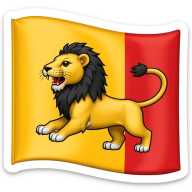 Drapeau flanders sticker