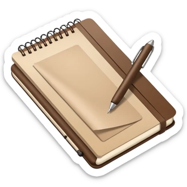 Realistic work  essentials with neutral color sticker