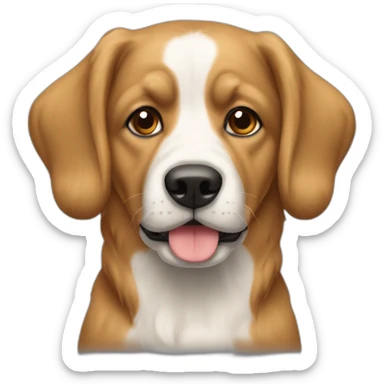 Chien terre neuve sticker