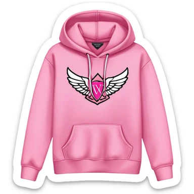 Victoria's Secret PINK hoodie with logo on the front sticker
