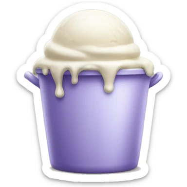 tub of icecream  sticker