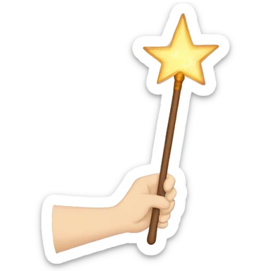 Harry Potter magic wand  sticker