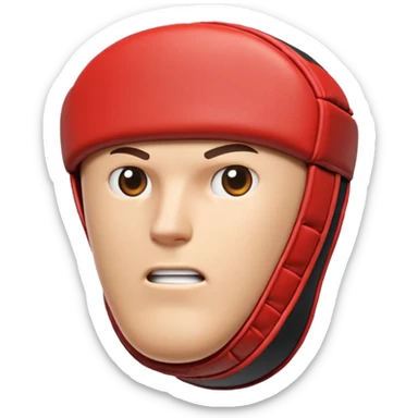 MMA focus mitt object icon, training mitt pad, leather texture, 3D cartoon, mobile game icon style, centered, clean background, no text, no watermark
 sticker