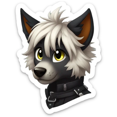 Edgy sharp anthro furry by Falvie, LiLaiRa, griffsnuff, AngieWolf sticker