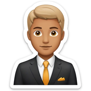 A ceo elegant man sticker